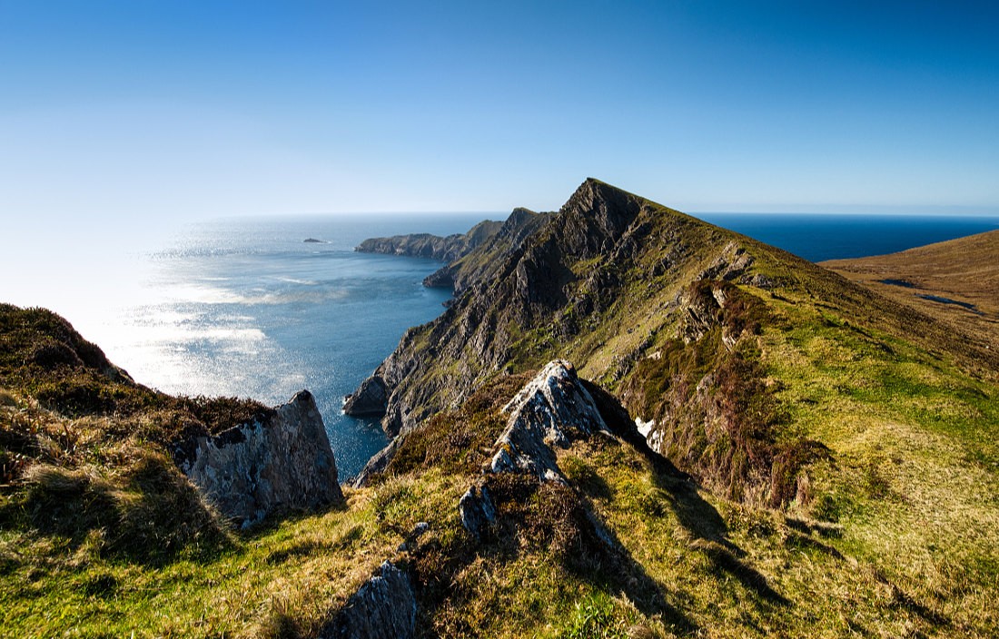 Achill Head on Achill Island in County Mayo, Ireland