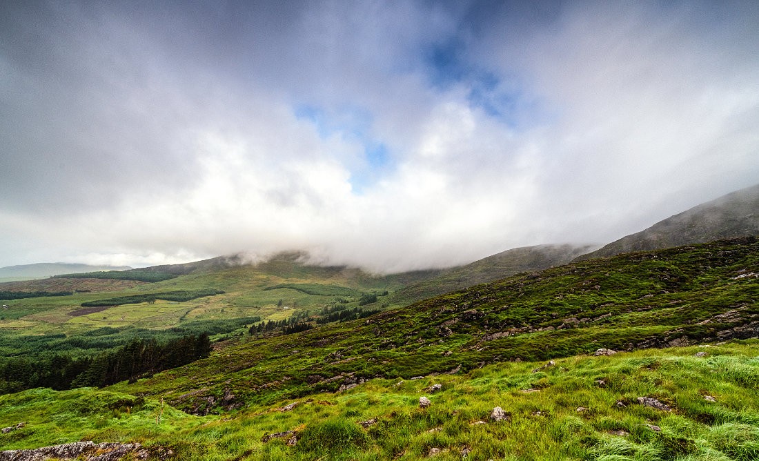 Ballaghisheen Pass in County Kerry, Irland