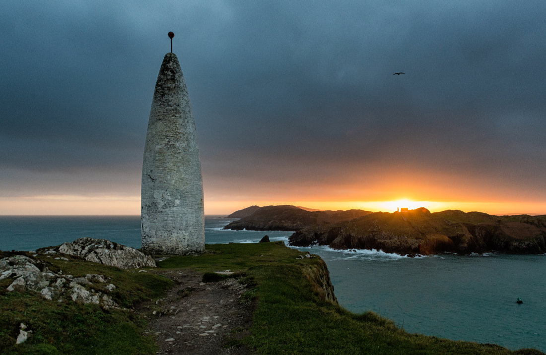 Baltimore Beacon in County Cork, Ireland