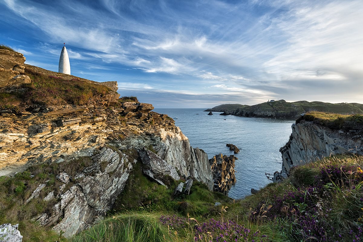 Baltimore Beacon in County Cork, Ireland