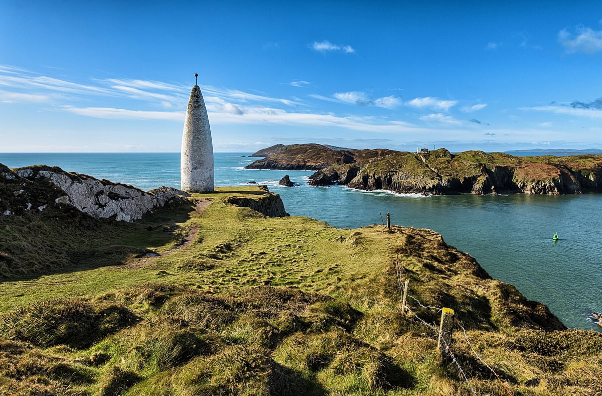 Baltimore Beacon in County Cork, Ireland