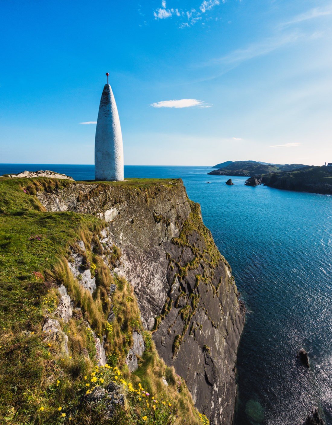 Baltimore Beacon in Co. Cork, Irland