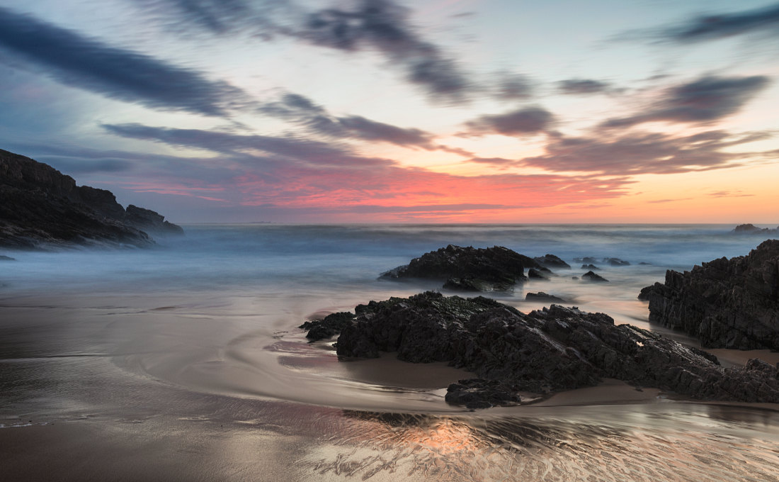 Boyeeghter Strand or Murder Hole on the Rosguill Peninsula, Co. Donegal, Ireland