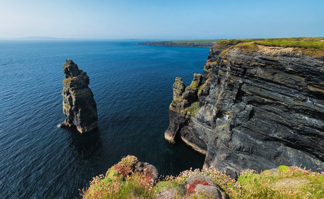 Sea Stack at Bromore Cliffs in Co. Kerry, Ireland