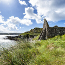 Abbey Island near Derrynane at the Ring Of Kerry, County Kerry, Ireland Abbey Island