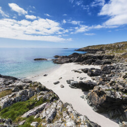 Aillebrack Beach or Trá Mhóir near Bunowen in Connemara, County Galway, Ireland Aillebrack Beach