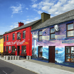Pubs in Allihies on the Beara Peninsula in County Cork, Ireland Allihies