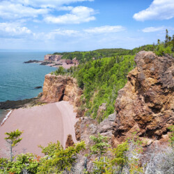 Anderson Cove in Cape Chignecto Provincial Park, Bay of Fundy, Nova Scotia, Canada Anderson Cove