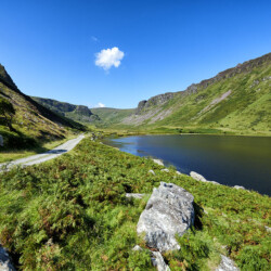 Annascaul Lake on the Dingle Peninsula, Co. Kerry, Ireland Annascaul Lake