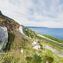 Beautiful coastline in County Antrim, Northern Ireland Antrim Coast