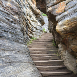 Athabasca Falls in Jasper National Park, Rocky Mountains, Alberta, Canada Athabasca Falls