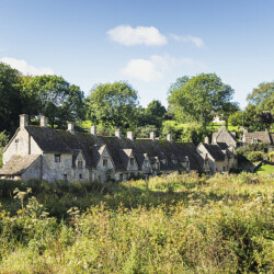 Arlington Row in Bibury, Cotswolds, England Bibury