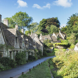 Arlington Row in Bibury, Cotswolds, England Bibury