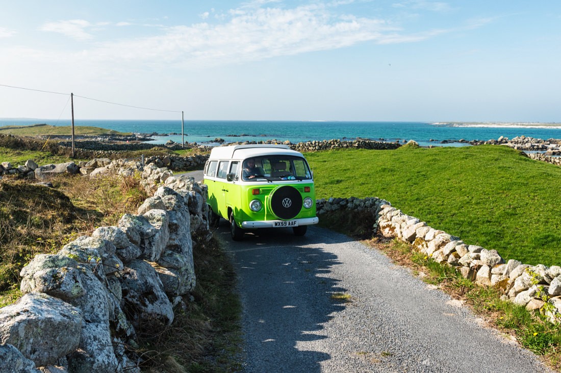 Unterwegs auf dem Wild Atlantic Way in Connemara, Co. Galway, Irland