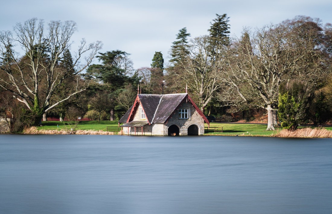Boathouse at the River Rye near Maynooth, Co. Kildare, Ireland