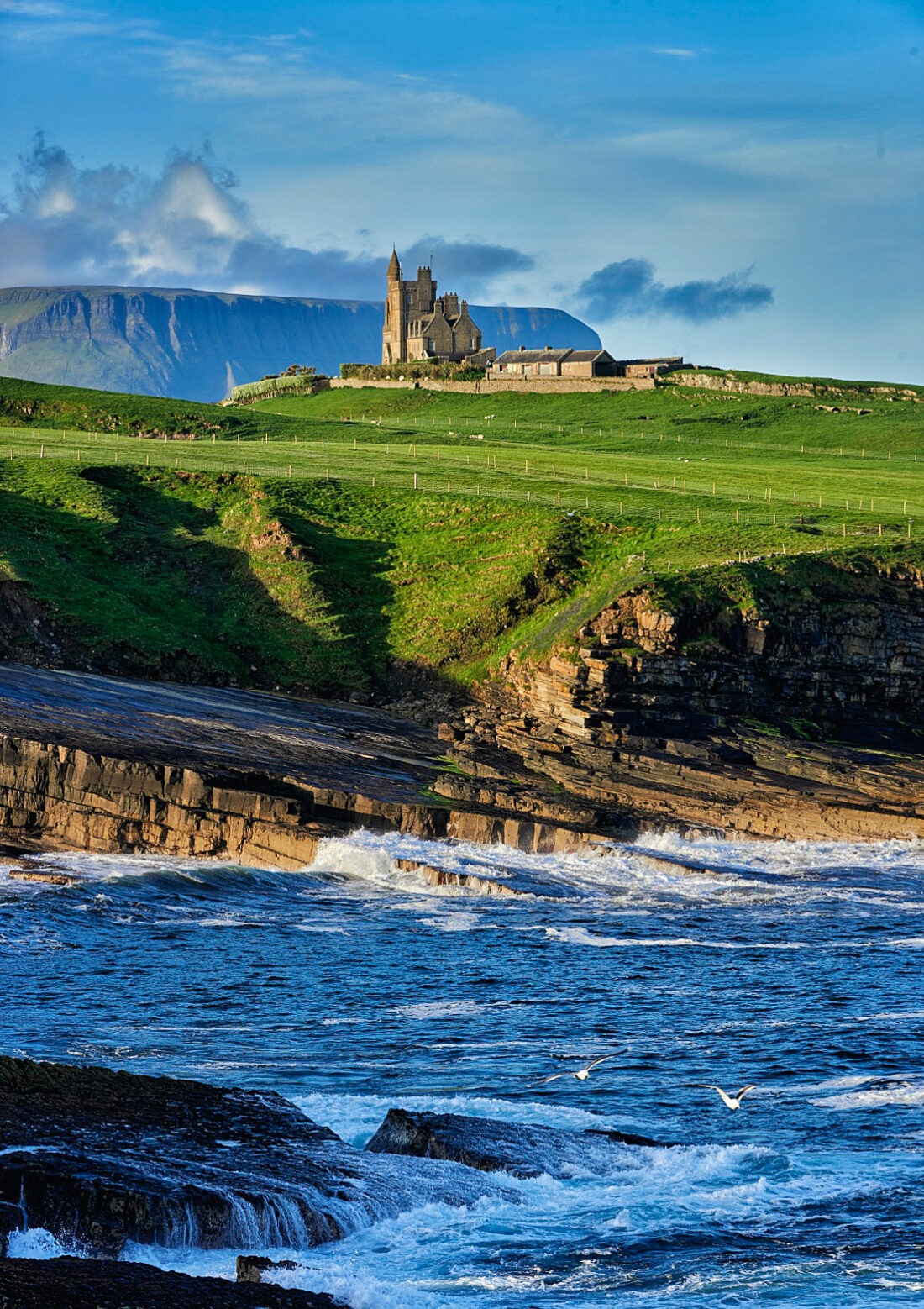 Classiebawn Castle and Ben Bulben