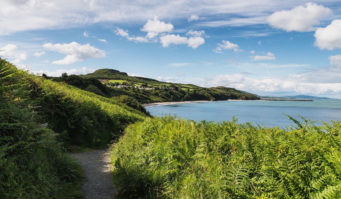 Clogga Strand, Co. Wicklow, Irland