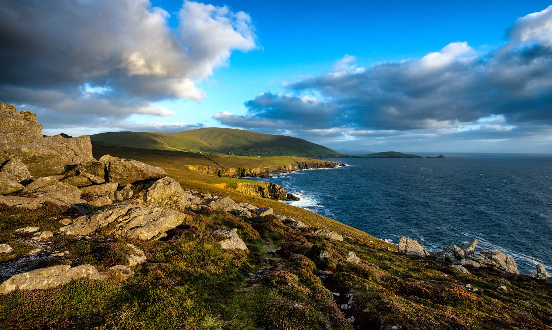 View from Clogher Head on the Dingle Peninsula, Co. Kerry, Ireland