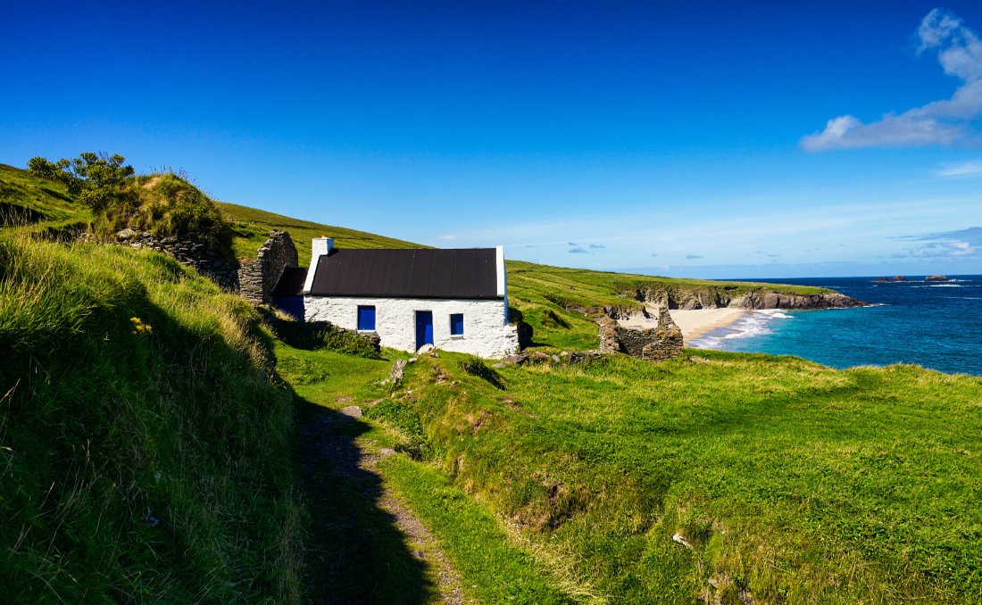 Cottage on Great Blasket Island, Co. Kerry, Ireland