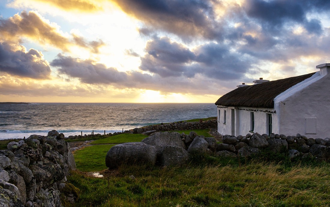 Cottage bei Bloody Foreland, Co. Donegal, Irland