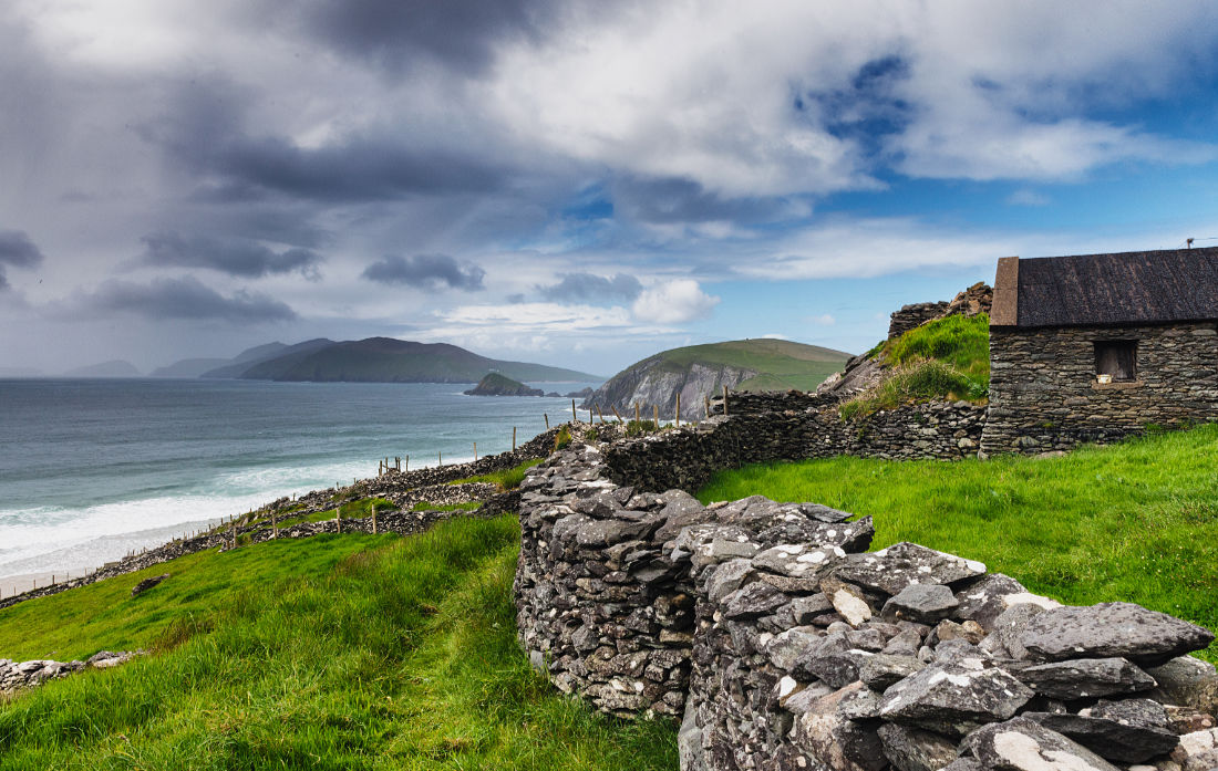 Coumeenole Bay on the Dingle Peninsula, Co. Kerry, Ireland