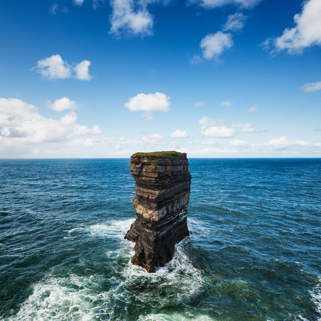 Sea stack Dún Briste at Downpatrick Head, Co. Mayo, Ireland