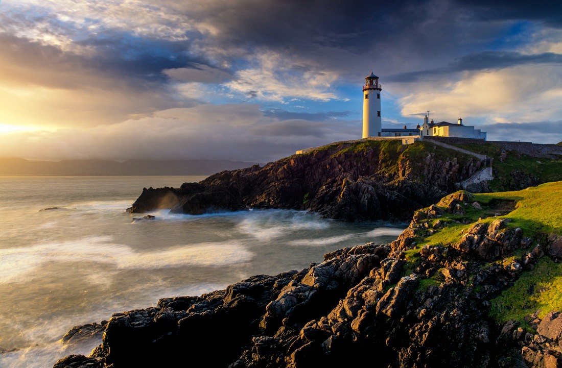 Fanad Head Lighthouse on the Fanad Peninsula, Co. Donegal, Ireland