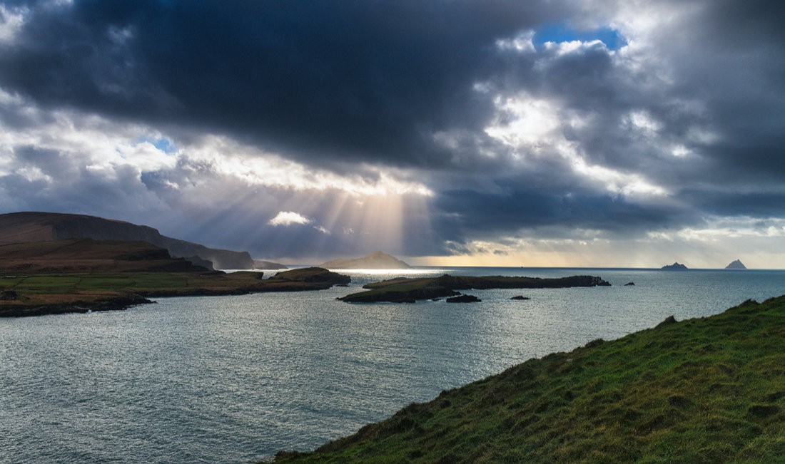 Foilhommerum Bay on Valentia Island, Co. Kerry, Ireland