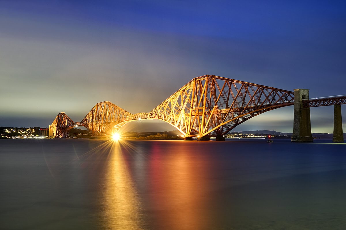 Forth Bridge from South Queensferry, West Lothian, Scotland