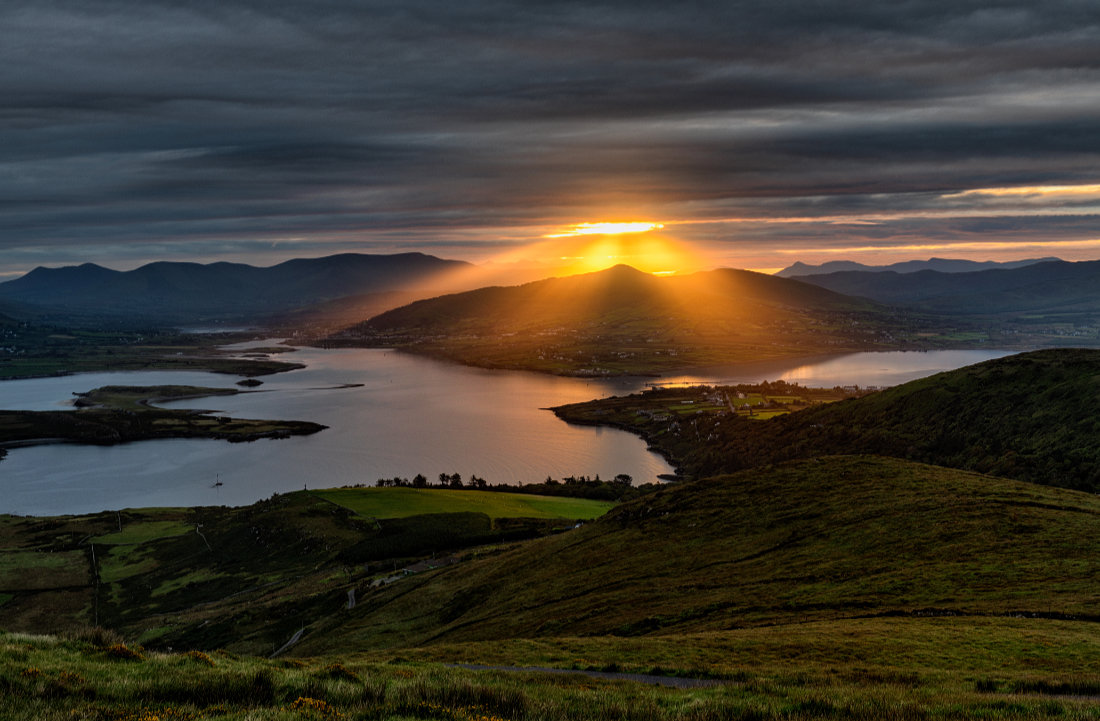 Geokaun Mountain auf Valentia Island, Co. Kerry, Irland