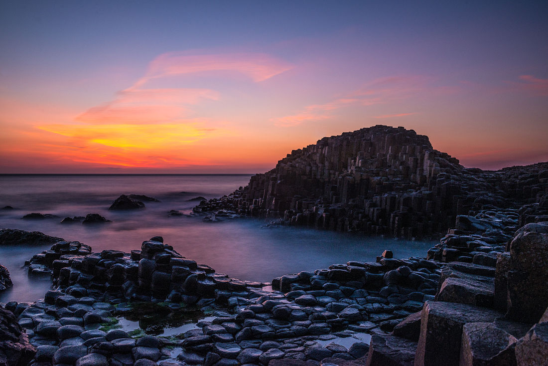 Giant's Causeway in Co. Antrim, Nordirland