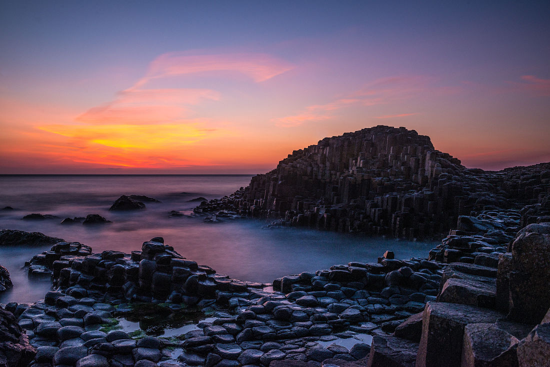 Giant's Causeway in Co. Antrim, Northern Ireland