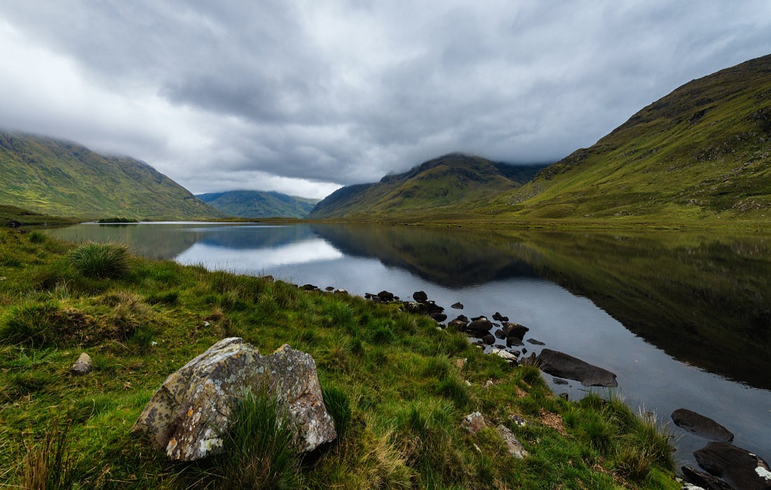 Glenullin Lough in Doolough Valley, Co. Mayo, Irland