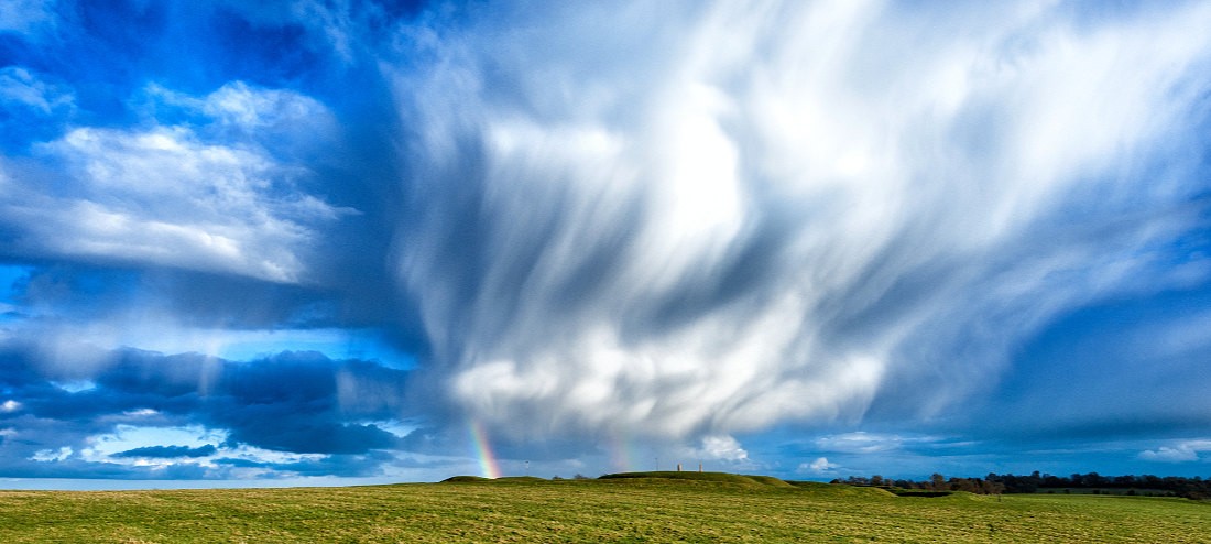 Hill Of Tara in County Meath, Irland