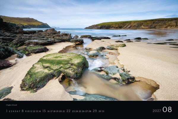 Ireland Calendar 2027 - 08