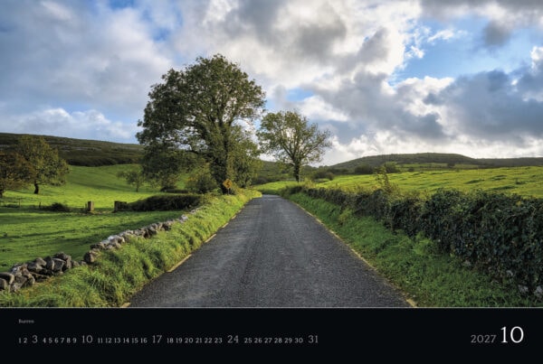 Ireland Calendar 2027 - 10