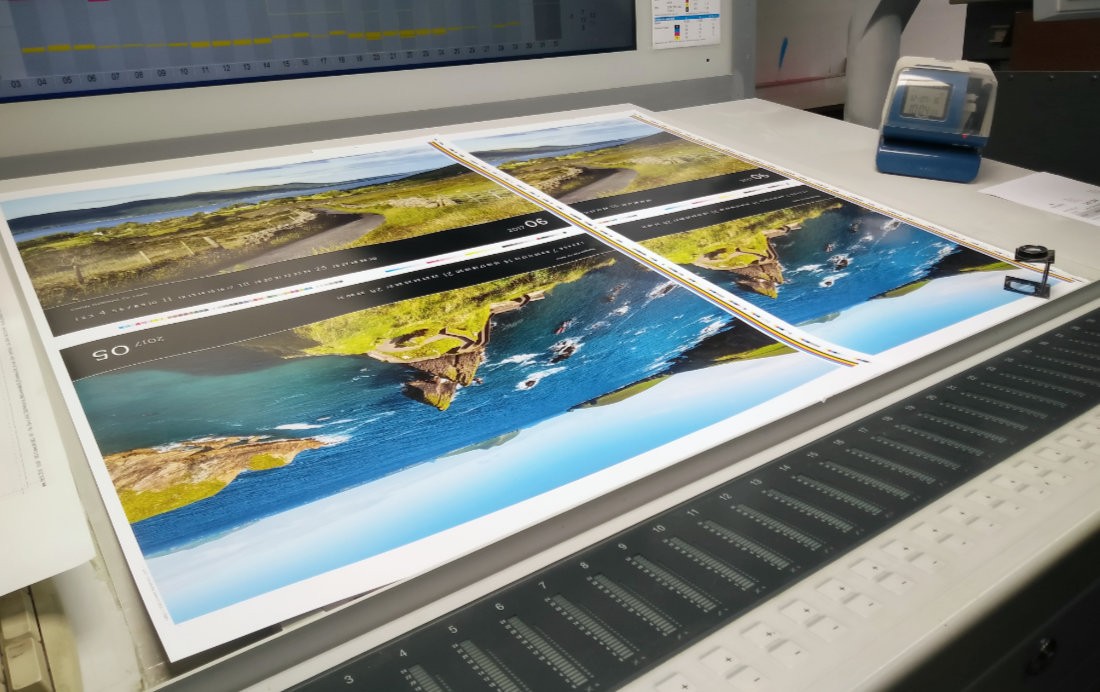 Printing of the Ireland Calendars