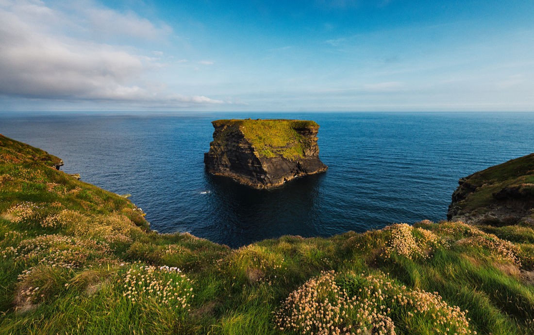 Bishop’s Island at the Cliffs of Kilkee, Loop Head Peninsula, Co. Clare, Ireland