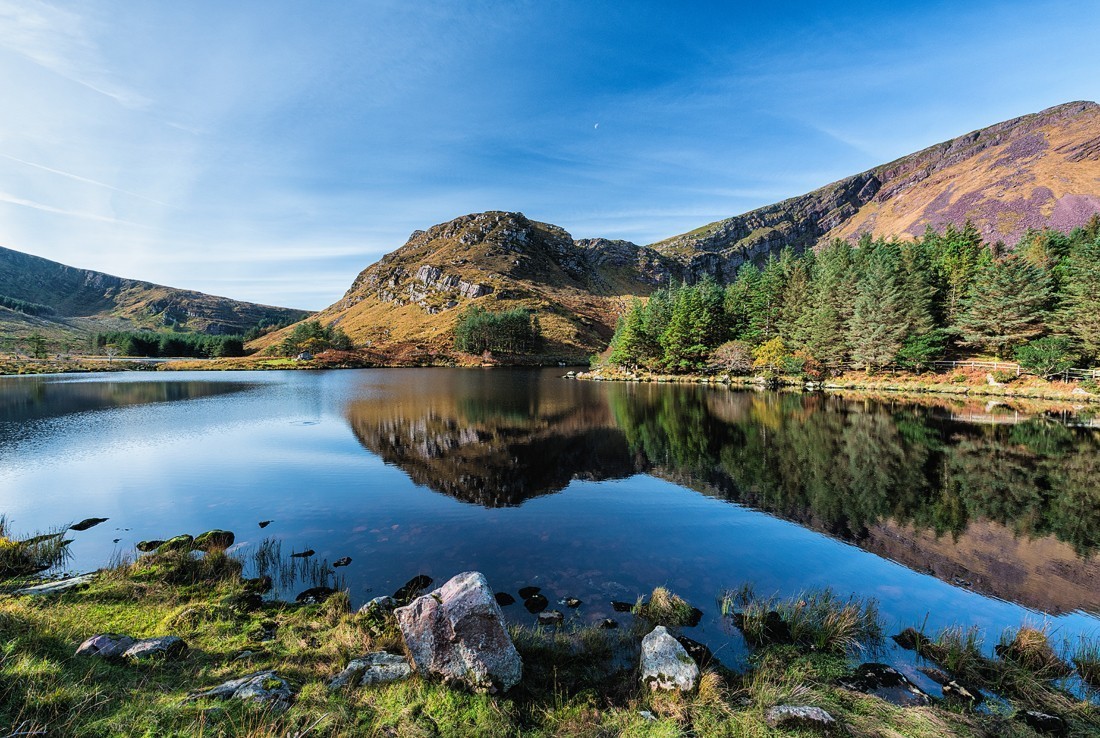 Lough Caum auf der Dingle Halbinsel, Co. Kerry, Irland