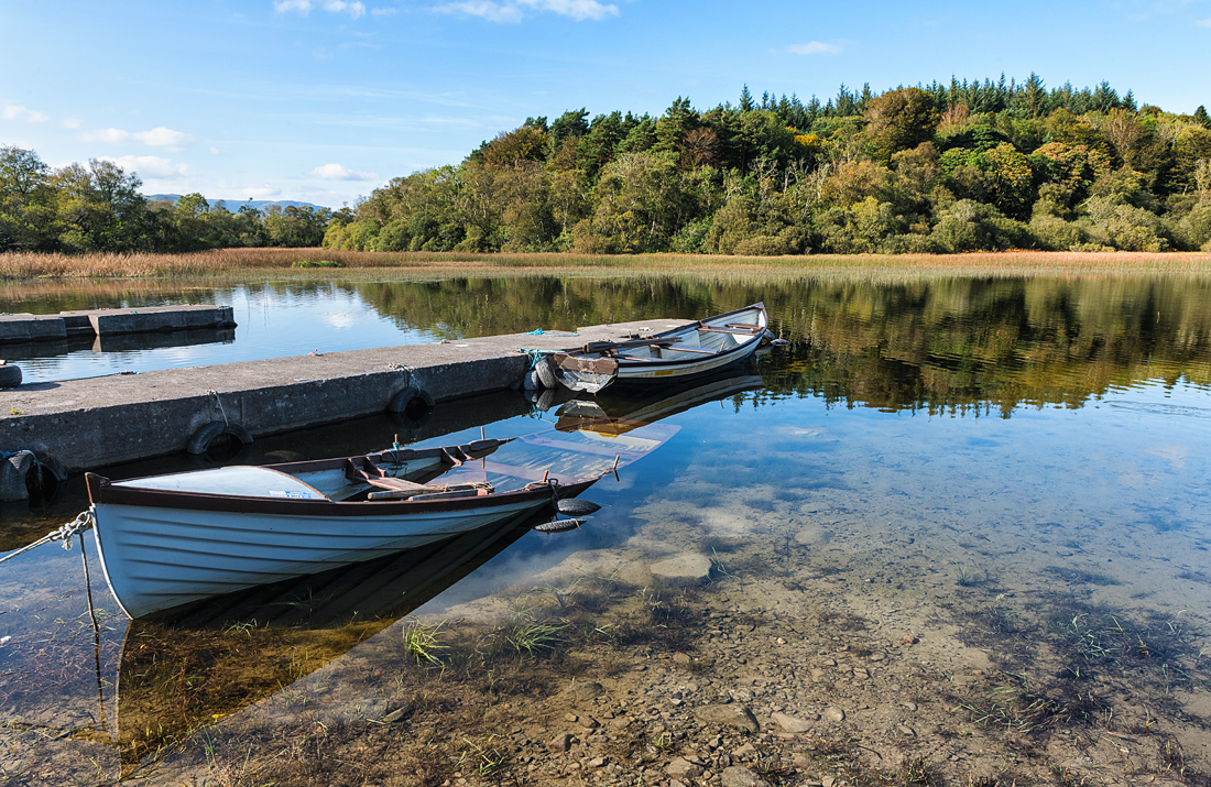 Lough Mask in Co. Mayo, Irland