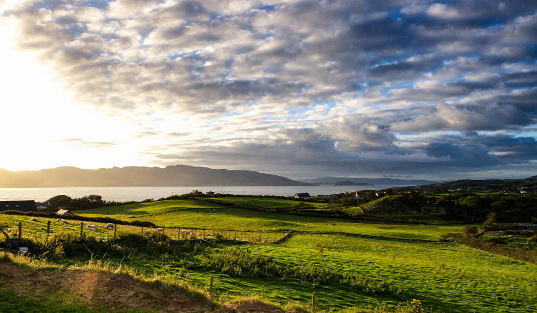 View at Lough Swilly from the Fanad Peninsula, Co. Donegal, Ireland