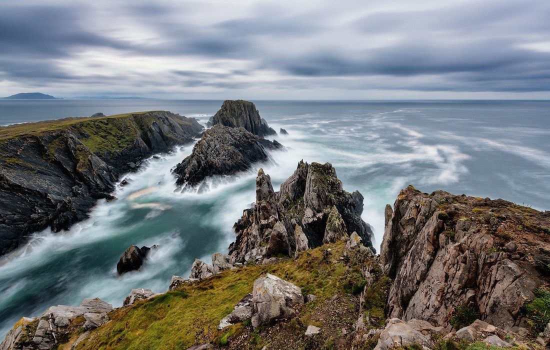 Malin Head auf der Inishowen Halbinsel, Co. Donegal, Irland