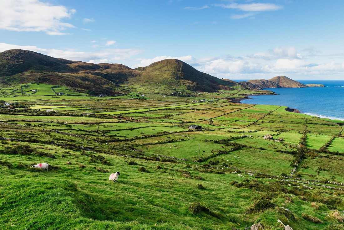 Ring of Kerry, Iveragh Halbinsel in Co. Kerry, Irland