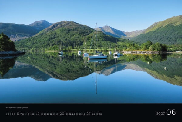Scotland Calendar 2027 - 06