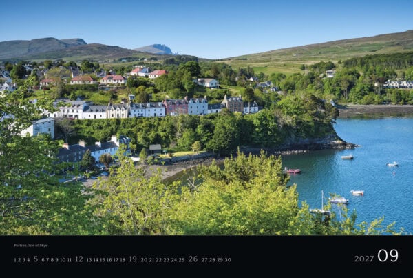 Scotland Calendar 2027 - 09