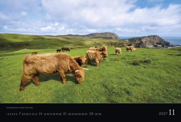 Scotland Calendar 2027 - 11