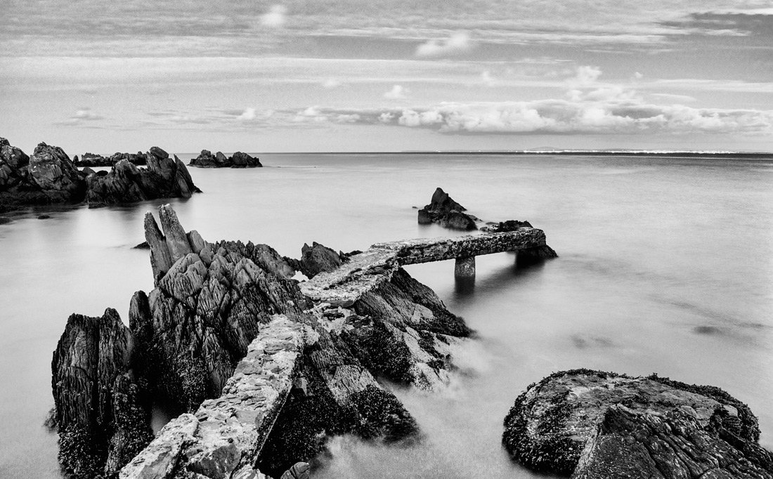 Old Pier at Shroove on the Inishowen Peninsula, Co. Donegal, Ireland