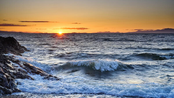 Sunset near Nanaimo