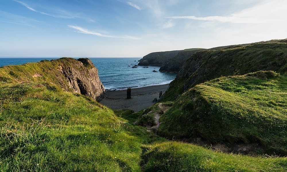 Tra naMbo Cove in Co. Waterford, Irland