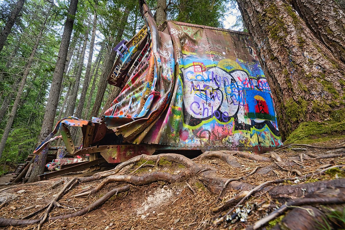 Whistler Train Wrecks, British Columbia, Canada
